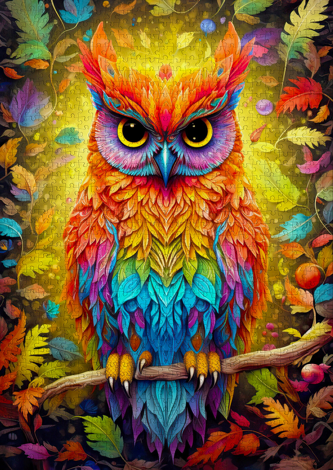 1000 Pieces Jigsaw Puzzle - Autumnal Owl (2225) – ENJOY Puzzle