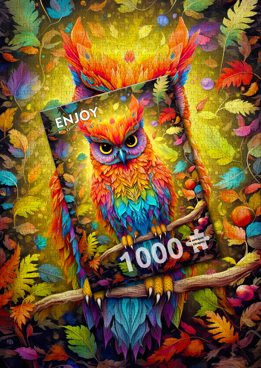 1000 Pieces Jigsaw Puzzle - Autumnal Owl (2225)